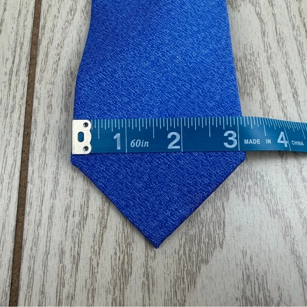 785 Club Room Men's Tie Miles Solid 400 Blue $55 Polyester